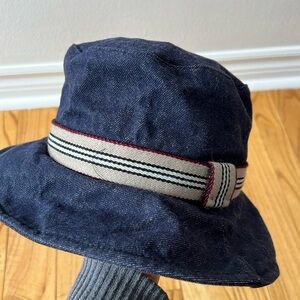 Vintage Burberry Denim Hat